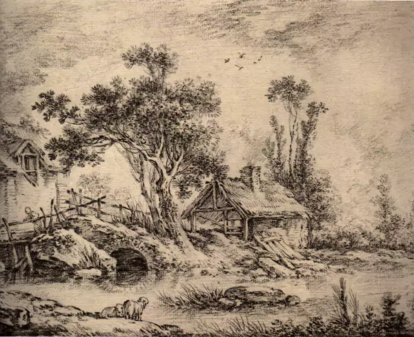 布歇1755年的《风景》